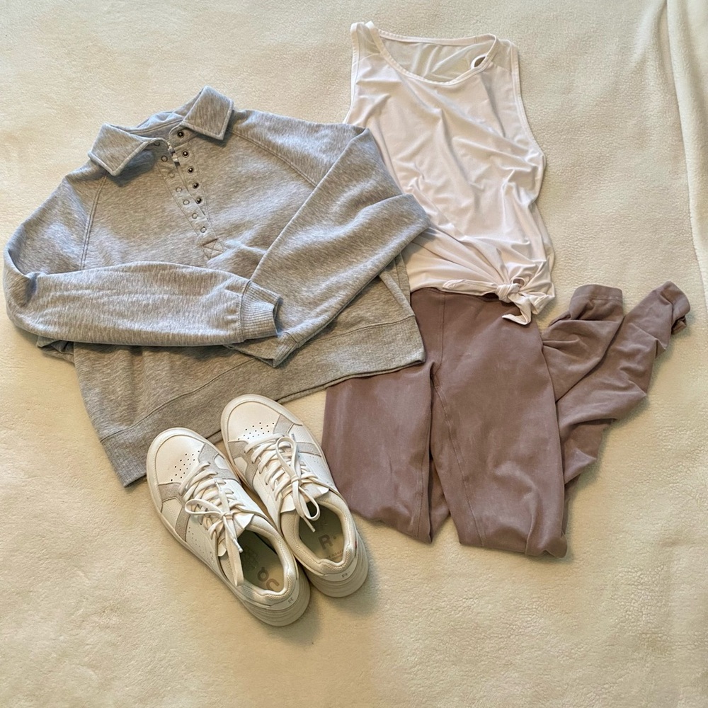 Lululemon white-washed Cotton Leggings